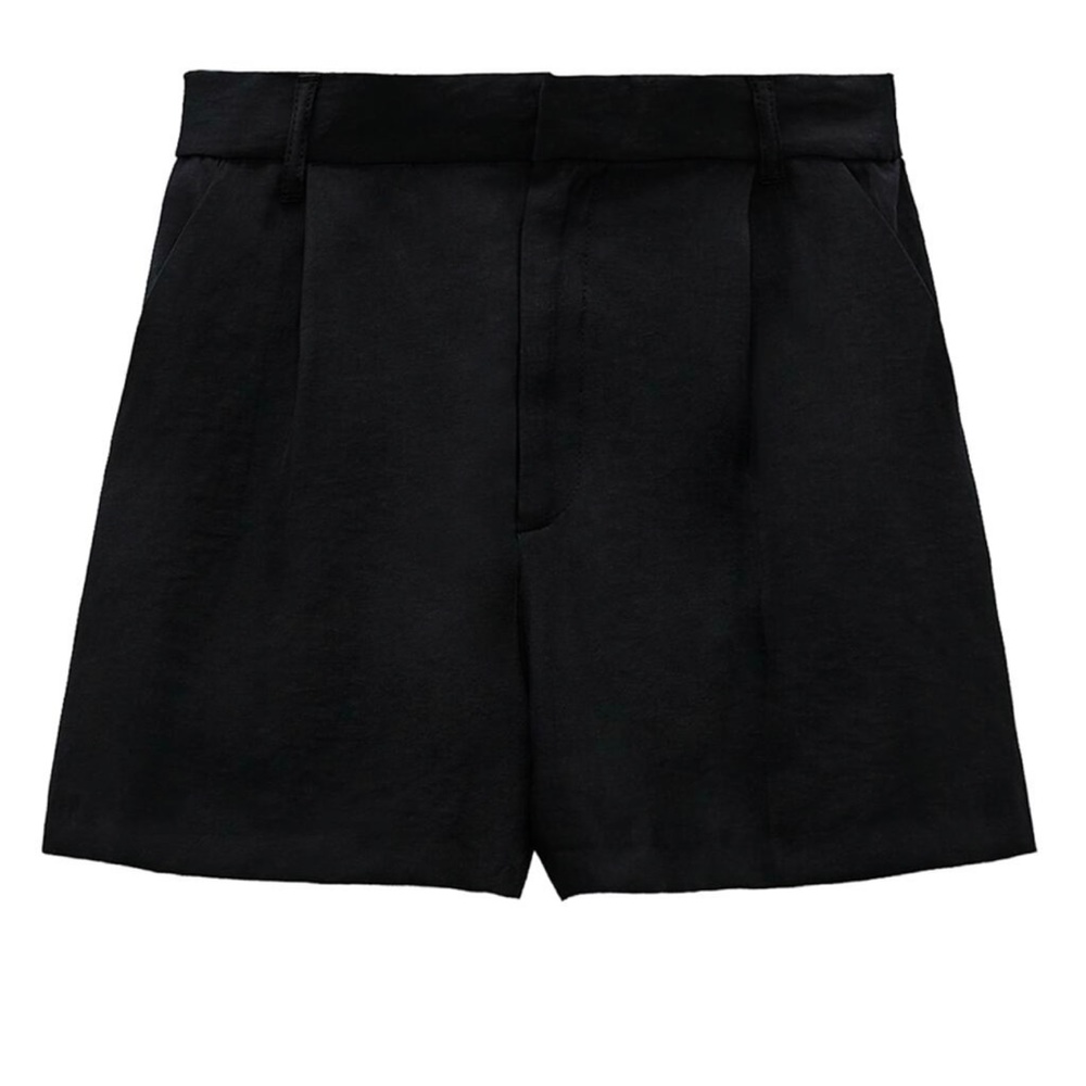 Zara Black High Rise Shorts